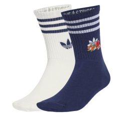 Zestaw 2 par wysokich skarpet unisex adidas. Skarpety Adidas, bez wzorów. Za 79.99 zł.