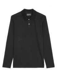 Marc O´Polo Koszulka polo w kolorze czarnym rozmiar: L. Czarne koszulki polo l, bez wzorów, z bawełny, bez kołnierzyka, bez ramiączek. Za 200.13 zł.