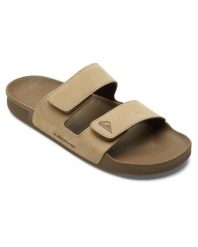 Sandały wsuwane dla Mężczyzn RIVI LEATHER Beżowy. Brązowe sandały Quiksilver, z gumy, bez zapięcia. Za 239.99 zł.