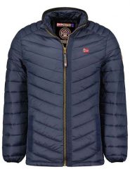 Geographical Norway Kurtka pikowana "Carliti" w kolorze granatowym rozmiar: S. Niebieskie kurtki Geographical Norway, s, bez wzorów, bez kaptura. Za 118.01 zł.
