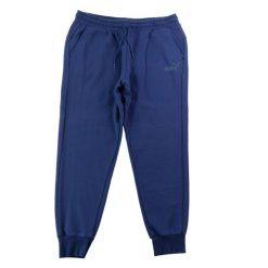 Second life - Dresy męskie Jogger zwężane Granatowe - Jak nowy. Niebieskie joggery i bojówki Puma, l, bez wzorów, z dresówki, eleganckie. Za 100.86 zł.