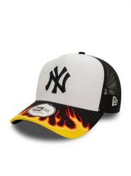 New Era Czapka z daszkiem MBL Flame Trucker N 60565478 Czarny. Czarne czapki z daszkiem New Era, bez wzorów, z materiału. Za 109.99 zł.