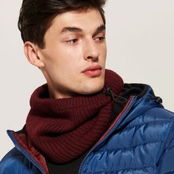 Komin - Bordowy. Szaliki marki B'TWIN. Za 29.99 zł.