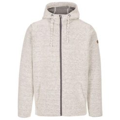 Bluza Z Kapturem Męska Scawton Zapinana Na Zamek. Brązowe bluzy z kapturem Trespass, m, bez wzorów, z kapturem. Za 292.99 zł.