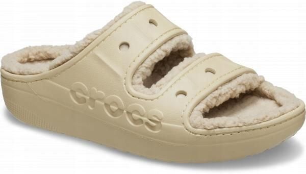 Klapki Dla Dorosłych Crocs Baya Cozzy Sandal. Brązowe klapki Crocs, z materiału. Za 149.99 zł.