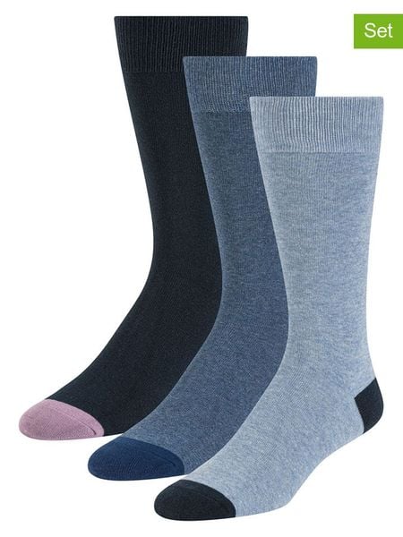 Ted Baker Skarpety (6 par) w kolorze niebiesko-granatowym rozmiar: onesize. Niebieskie skarpety Ted Baker, bez wzorów. Za 86.99 zł.