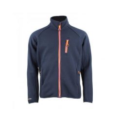 Kurtka polarowa Peak Mountain. Niebieskie kurtki Peak Mountain, bez wzorów, z polaru, bez kaptura. W wyprzedaży za 340.00 zł.