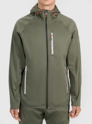 4F Kurtka softshellowa w kolorze khaki rozmiar: S. Brązowe kurtki outdoor i hardshell 4F, m, bez wzorów, bez kaptura. Za 140.53 zł.