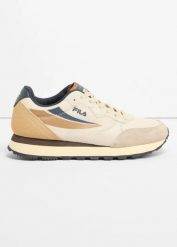 Sneakersy Fila z miękkiego materiału. Niebieskie buty sportowe casual bonprix, bez wzorów, bez zapięcia. Za 154.99 zł.