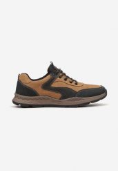 Żółte Płaskie Buty Sportowe Sneakersy z Geometrycznym Wzorem Zitheria. Żółte buty sportowe casual Born2be, bez wzorów, bez zapięcia. W wyprzedaży za 119.99 zł.