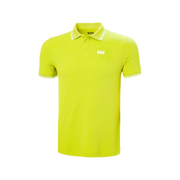 Polo Helly Hansen Kos. Zielone koszulki polo Helly Hansen, bez wzorów, z materiału, bez kołnierzyka, bez ramiączek, żeglarskie. W wyprzedaży za 263.00 zł.