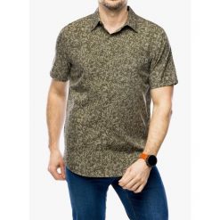 Koszula turystyczna męska Royal Robbins Amp Lite Printed S/S. Zielone koszule ROYAL ROBBINS, m, bez wzorów, bez kołnierzyka, bez ramiączek. Za 282.99 zł.