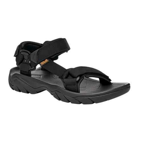 Buty do chodzenia męskie Teva Terra Fi 5 Universal. Czarne buty turystyczne Teva, na lato, bez wzorów, z gumy, bez zapięcia, trekkingowe. Za 597.00 zł.