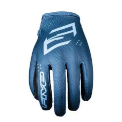 Rękawiczki XR-RIDE - NIEBIESKIE - M/9. Niebieskie rękawiczki FIVE GLOVES, bez wzorów, ze skóry. Za 87.00 zł.