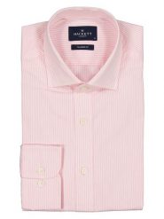 Hackett London Koszula - Tailored fit - w kolorze biało-jasnoróżowym rozmiar: M. Różowe koszule Hackett London, m, bez wzorów, z bawełny, bez kołnierzyka, bez ramiączek. Za 239.99 zł.