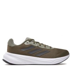 Buty do biegania adidas. Brązowe buty do biegania Adidas, bez wzorów, bez zapięcia, do biegania. Za 219.99 zł.