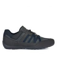 Geox Sneakersy "Ravex" w kolorze antracytowym rozmiar: 43. Czarne buty sportowe casual Geox, bez wzorów, z materiału, bez zapięcia. Za 213.18 zł.
