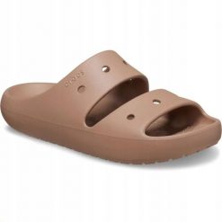 Klapki Dla Dorosłych Crocs Classic V2 Sandal. Niebieskie klapki Crocs, z materiału. Za 135.99 zł.
