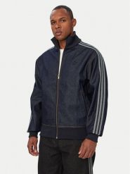Adidas Kurtka jeansowa Firebird Adicolor KS4971 Granatowy Loose Fit. Niebieskie kurtki Adidas, m, bez wzorów, z bawełny, bez kaptura. Za 336.99 zł.