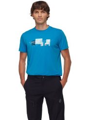 Mammut Koszulka funkcyjna "Mountain" w kolorze niebieskim rozmiar: S. Niebieskie t-shirty sportowe Mammut, bez wzorów, bez ramiączek, outdoorowe. Za 114.95 zł.