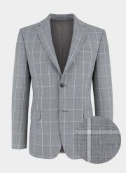 Marynarka garniturowa BUENAVISTA P20SF-3G-025-S. Szare garnitury Pako Lorente, na ślub cywilny, m, bez wzorów, z poliesteru. Za 299.99 zł.