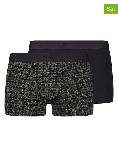 Skiny Bokserki (2 pary) w kolorze czarnym rozmiar: M. Czarne bokserki Skiny, m, bez wzorów. Za 73.95 zł.