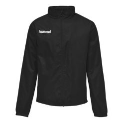 Kurtka Ortalion Hummel Promo Rain Jacket. Czarne kurtki Hummel, m, bez wzorów, bez kaptura. Za 144.00 zł.