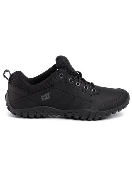 CAT Footwear Półbuty Instruct Casual P722309 Czarny. Czarne eleganckie półbuty CAT Footwear, bez wzorów, z nubiku, bez obcasa, bez zapięcia. Za 291.99 zł.