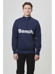 Bench Bluza "Plinth" w kolorze granatowym rozmiar: 52. Niebieskie bluzy Bench, bez wzorów, bez kaptura. Za 91.99 zł.