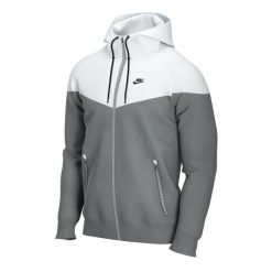 Kurtka Windrunner Rozmiar XXL Szary - DA0001-084. Białe kurtki Nike, m, bez wzorów, bez kaptura. Za 414.40 zł.