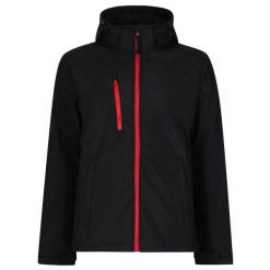 Męska Kurtka Venturer 3warstwowa Soft Shell Z Kapturem. Czarne kurtki Regatta, l, bez wzorów, z kapturem. Za 199.99 zł.
