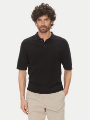 Only & Sons Polo Tony 22033571 Czarny Regular Fit. Czarne koszulki polo Only & Sons, m, bez wzorów, z bawełny, bez kołnierzyka, bez ramiączek. Za 89.99 zł.