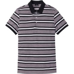 Shirt polo w paski bonprix czarno-jasnoróżowy w paski. Koszulki polo bonprix. Za 54.99 zł.