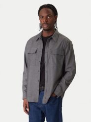 Calvin Klein Koszula Easy LV04LE114G Szary Relaxed Fit. Szare koszule CALVIN KLEIN, m, bez wzorów, z wiskozy, bez kołnierzyka, bez ramiączek. Za 489.99 zł.