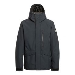 Kurtka do sportów zimowych męska MISSION SOLID. Szare kurtki narciarskie i snowboardowe Quiksilver, m, bez wzorów, z poliesteru, narciarskie. Za 979.00 zł.