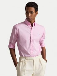 Polo Ralph Lauren Koszula 710B20512002 Różowy Custom Fit. Czerwone koszule Polo Ralph Lauren, l, bez wzorów, z bawełny, bez kołnierzyka, bez ramiączek. Za 729.99 zł.