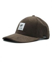 Czapka Baseballowa - Sztruks - Z Recyklingu (Brązowa). Brązowe czapki z daszkiem SURF MONKEY, z aplikacjami, z materiału. Za 159.95 zł.