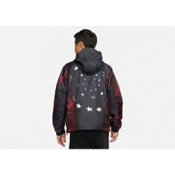 Kurtka męska nike air jordan legacy aj6 lightweight jacket black. Czarne kurtki Nike, m, bez wzorów, bez kaptura. Za 399.00 zł.