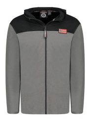Geographical Norway Kurtka polarowa "Uniclerc" w kolorze szarym rozmiar: S. Szare kurtki Geographical Norway, s, bez wzorów, z polaru, bez kaptura. Za 79.59 zł.