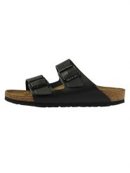 Birkenstock Skórzane klapki "Arizona" w kolorze czarnym rozmiar: 40. Czarne klapki Birkenstock. Za 325.03 zł.