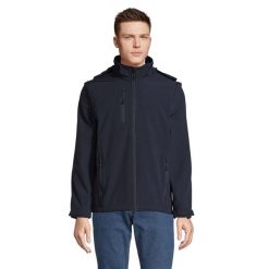 Kurtka Sol's Falcon 3In1. Niebieskie kurtki SOL'S, s, bez wzorów, z elastanu, bez kaptura. Za 395.00 zł.