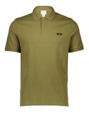 Calvin Klein Koszulka polo w kolorze khaki rozmiar: XS. Brązowe koszulki polo CALVIN KLEIN, xs, bez wzorów, bez kołnierzyka, bez ramiączek. Za 173.99 zł.