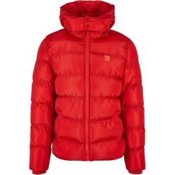 Męska Kurtka Puchowa Z Kapturem. Czerwone kurtki Urban Classics, m, bez wzorów, z puchu, z kapturem. Za 286.99 zł.