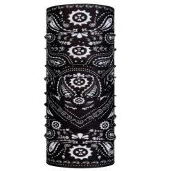 Chusta Buff Original EcoStretch. Czarne szaliki Buff, bez wzorów. Za 83.99 zł.