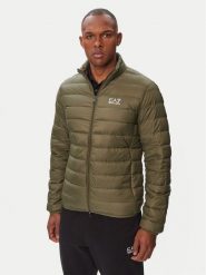 EA7 Emporio Armani Kurtka puchowa 8NPB23 PNGPZ U7014 Zielony ciemny Regular Fit. Zielone kurtki EA7 Emporio Armani, l, bez wzorów, z puchu, bez kaptura. Za 849.99 zł.