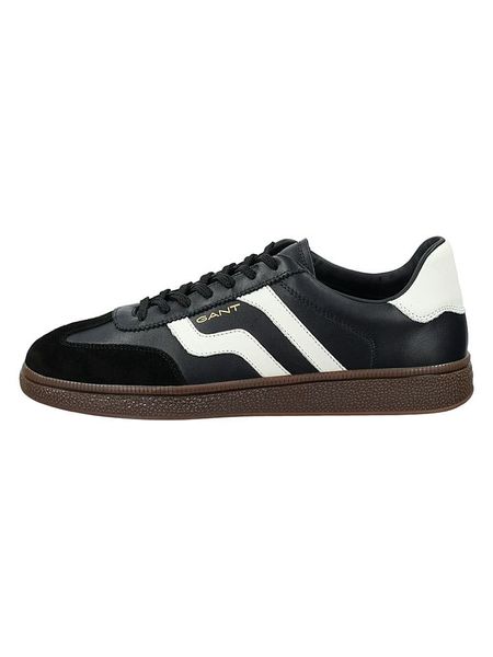 GANT Footwear Skórzane sneakersy "Cuzmo" w kolorze czarnym rozmiar: 43. Czarne buty sportowe casual GANT Footwear, bez wzorów, bez zapięcia. Za 383.07 zł.