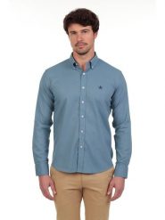 The Time of Bocha Koszula - Regular fit - w kolorze niebieskim rozmiar: XL. Niebieskie koszule The Time of Bocha, xl, bez wzorów, bez kołnierzyka, bez ramiączek. Za 173.99 zł.