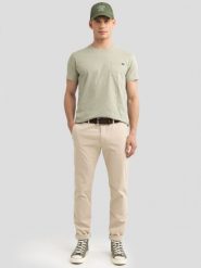 Koszulka męska z kieszonką zielona Carbon 300. Zielone t-shirty BIG STAR, l, z aplikacjami, z bawełny, bez kołnierzyka, bez ramiączek. W wyprzedaży za 99.99 zł.