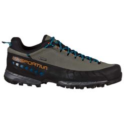 Buty trekkingowe męskie La Sportiva Tx5 Low GTX. Szare buty trekkingowe La Sportiva, bez wzorów, bez zapięcia, trekkingowe. Za 890.99 zł.