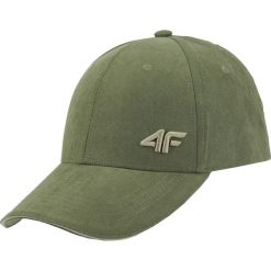 Czapka z daszkiem męska CAM001 - khaki. Botki sznurowane marki 4F. Za 39.99 zł.